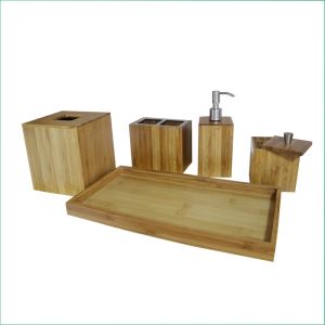 Odlično kakovostna bamoo kopalniška dodatna oprema za spa