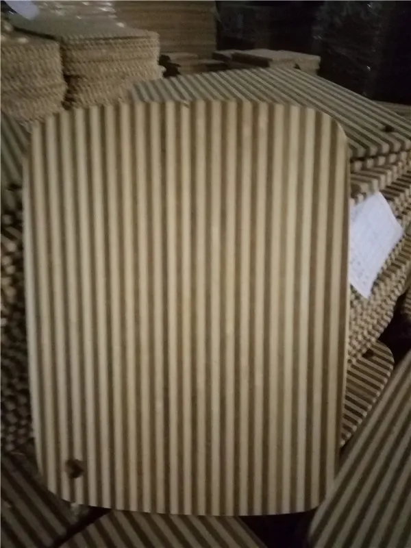 Bambusa rezanje krovu in bloki ročno izdelane, izdelane iz plasti sploščenim trakovi 