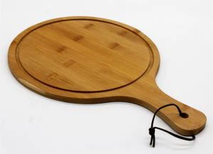 Domov osnovne bambusa Pizza lesenimi sekljanje Board za Pizza odbor
