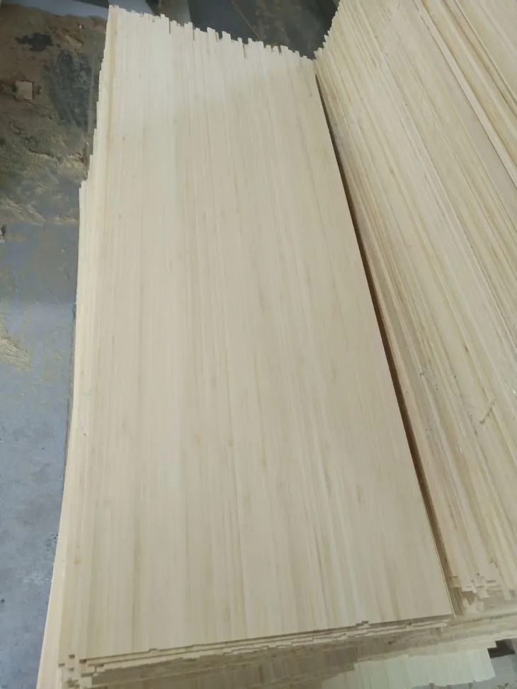 2layers Cross Vertical +Vertical Pressed Bamboo Panels A Grade