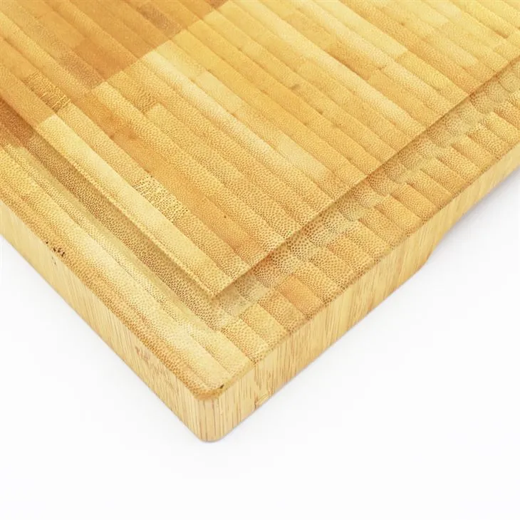 Naravna in trpežna end zrn Solid bambusa Board rezanje s sokom Groove